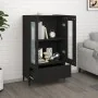 Aparador de madera de ingeniería negro 70x31x115 cm de vidaXL, Aparadores - Ref: Foro24-812556, Precio: 86,25 €, Descuento: %