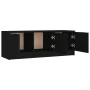 Black plywood TV cabinet 102x35x36.5 cm by vidaXL, TV Furniture - Ref: Foro24-811359, Price: 79,64 €, Discount: %
