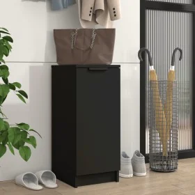Black engineered wood shoe rack 30x35x70 cm by vidaXL, Shoe racks and shoe organizers - Ref: Foro24-811413, Price: 44,82 €, D...