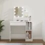 Dresser with white LED lights 86.5x35x136 cm by vidaXL, Bedroom Dressers - Ref: Foro24-808810, Price: 108,19 €, Discount: %