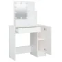 Dresser with white LED lights 86.5x35x136 cm by vidaXL, Bedroom Dressers - Ref: Foro24-808810, Price: 108,19 €, Discount: %