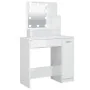 Tocador con LED blanco brillante 86,5x35x136 cm de vidaXL, Tocadores para dormitorios - Ref: Foro24-808816, Precio: 100,74 €,...