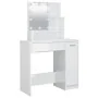 Tocador con LED blanco brillante 86,5x35x136 cm de vidaXL, Tocadores para dormitorios - Ref: Foro24-808816, Precio: 100,74 €,...