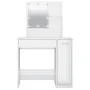 Tocador con LED blanco brillante 86,5x35x136 cm de vidaXL, Tocadores para dormitorios - Ref: Foro24-808816, Precio: 100,74 €,...
