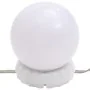 Tocador con LED blanco brillante 86,5x35x136 cm de vidaXL, Tocadores para dormitorios - Ref: Foro24-808816, Precio: 100,74 €,...
