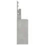 Concrete gray LED dressing table 86.5x35x136 cm by vidaXL, Bedroom Dressers - Ref: Foro24-808814, Price: 100,48 €, Discount: %