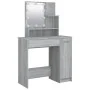 Sonoma grauer LED-Schminktisch 86,5x35x136 cm von vidaXL, Schlafzimmerkommoden - Ref: Foro24-820485, Preis: 94,62 €, Rabatt: %