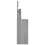Tocador con LED gris sonoma 86,5x35x136 cm de vidaXL, Tocadores para dormitorios - Ref: Foro24-820485, Precio: 94,68 €, Descu...