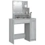 Tocador con LED gris sonoma 86,5x35x136 cm de vidaXL, Tocadores para dormitorios - Ref: Foro24-820485, Precio: 94,68 €, Descu...