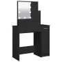 Dressing table with LED black 86.5x35x136 cm by vidaXL, Bedroom Dressers - Ref: Foro24-808811, Price: 90,76 €, Discount: %