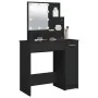 Dressing table with LED black 86.5x35x136 cm by vidaXL, Bedroom Dressers - Ref: Foro24-808811, Price: 90,76 €, Discount: %