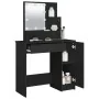 Dressing table with LED black 86.5x35x136 cm by vidaXL, Bedroom Dressers - Ref: Foro24-808811, Price: 90,76 €, Discount: %