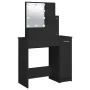Dressing table with LED black 86.5x35x136 cm by vidaXL, Bedroom Dressers - Ref: Foro24-808811, Price: 90,76 €, Discount: %