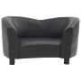 Sofá para perros cuero sintético negro 67x41x39 cm de vidaXL, Camas para perros - Ref: Foro24-170946, Precio: 95,11 €, Descue...