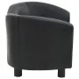 Sofá para perros cuero sintético negro 67x41x39 cm de vidaXL, Camas para perros - Ref: Foro24-170946, Precio: 95,11 €, Descue...