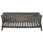 Dog basket with natural gray willow cushion 90x54x35 cm by vidaXL, Beds for dogs - Ref: Foro24-170776, Price: 120,25 €, Disco...