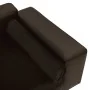 Plush and brown synthetic leather dog sofa 81x43x31 cm by vidaXL, Beds for dogs - Ref: Foro24-170955, Price: 85,51 €, Discoun...