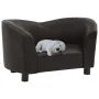Dog sofa brown synthetic leather 67x41x39 cm by vidaXL, Beds for dogs - Ref: Foro24-170947, Price: 77,65 €, Discount: %