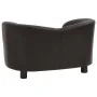 Dog sofa brown synthetic leather 67x41x39 cm by vidaXL, Beds for dogs - Ref: Foro24-170947, Price: 77,65 €, Discount: %