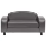 Hundesofa graues Kunstleder 80x50x40 cm von vidaXL, Betten für Hunde - Ref: Foro24-170964, Preis: 115,91 €, Rabatt: %