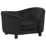 Black plush dog sofa 69x49x40 cm by vidaXL, Beds for dogs - Ref: Foro24-171021, Price: 122,50 €, Discount: %