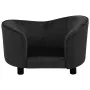 Schwarzes Hundesofa aus Plüsch, 69 x 49 x 40 cm von vidaXL, Betten für Hunde - Ref: Foro24-171021, Preis: 122,50 €, Rabatt: %