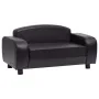 Sofá para perros cuero sintético negro 80x50x40 cm de vidaXL, Camas para perros - Ref: Foro24-170965, Precio: 121,18 €, Descu...