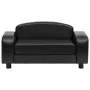 Sofá para perros cuero sintético negro 80x50x40 cm de vidaXL, Camas para perros - Ref: Foro24-170965, Precio: 121,18 €, Descu...