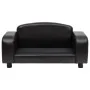 Sofá para perros cuero sintético negro 80x50x40 cm de vidaXL, Camas para perros - Ref: Foro24-170965, Precio: 121,18 €, Descu...
