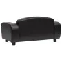 Sofá para perros cuero sintético negro 80x50x40 cm de vidaXL, Camas para perros - Ref: Foro24-170965, Precio: 121,18 €, Descu...
