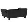 Black plush dog sofa 72x45x30 cm by vidaXL, Beds for dogs - Ref: Foro24-171038, Price: 89,26 €, Discount: %
