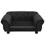 Black plush dog sofa 72x45x30 cm by vidaXL, Beds for dogs - Ref: Foro24-171038, Price: 89,26 €, Discount: %
