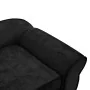 Black plush dog sofa 72x45x30 cm by vidaXL, Beds for dogs - Ref: Foro24-171038, Price: 89,26 €, Discount: %