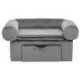 Dog sofa with gray plush drawer 75x50x38 cm by vidaXL, Beds for dogs - Ref: Foro24-171076, Price: 111,08 €, Discount: %