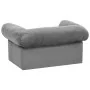 Dog sofa with gray plush drawer 75x50x38 cm by vidaXL, Beds for dogs - Ref: Foro24-171076, Price: 111,08 €, Discount: %