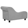 Sofá para perros con almohada gris felpa 83x44x44 cm de vidaXL, Camas para perros - Ref: Foro24-171100, Precio: 137,86 €, Des...