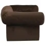 Dog sofa with brown plush drawer 75x50x38 cm by vidaXL, Beds for dogs - Ref: Foro24-171077, Price: 110,38 €, Discount: %