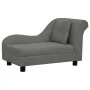Dog sofa with plush dark gray pillow 83x44x44 cm by vidaXL, Beds for dogs - Ref: Foro24-171103, Price: 129,45 €, Discount: %