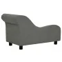 Dog sofa with plush dark gray pillow 83x44x44 cm by vidaXL, Beds for dogs - Ref: Foro24-171103, Price: 129,45 €, Discount: %