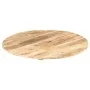Runde Tischplatte aus massivem Mangoholz 15-16 mm 50 cm von vidaXL, Tischplatten - Ref: Foro24-286000, Preis: 43,63 €, Rabatt: %