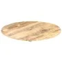 Runde Tischplatte aus massivem Mangoholz 15-16 mm 50 cm von vidaXL, Tischplatten - Ref: Foro24-286000, Preis: 43,63 €, Rabatt: %