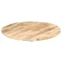 Runde Tischplatte aus massivem Mangoholz 15-16 mm 50 cm von vidaXL, Tischplatten - Ref: Foro24-286000, Preis: 43,63 €, Rabatt: %