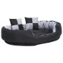 Cojín para perro reversible y lavable gris y negro 110x80x23 cm de vidaXL, Camas para perros - Ref: Foro24-171209, Precio: 56...