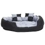 Cojín para perro reversible y lavable gris y negro 110x80x23 cm de vidaXL, Camas para perros - Ref: Foro24-171209, Precio: 56...