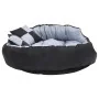 Cojín para perro reversible y lavable gris y negro 110x80x23 cm de vidaXL, Camas para perros - Ref: Foro24-171209, Precio: 56...