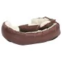 Reversible and washable brown and cream dog cushion 85x70x20cm by vidaXL, Beds for dogs - Ref: Foro24-171212, Price: 51,05 €,...