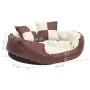 Reversible and washable brown and cream dog cushion 85x70x20cm by vidaXL, Beds for dogs - Ref: Foro24-171212, Price: 51,05 €,...