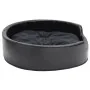 Cama para perros felpa y cuero sintético negra 79x70x19 cm de vidaXL, Camas para perros - Ref: Foro24-171262, Precio: 53,86 €...