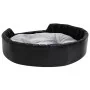 Cama para perros felpa y cuero sintético negro gris 90x79x20 cm de vidaXL, Camas para perros - Ref: Foro24-171255, Precio: 69...