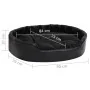 Black plush and synthetic leather dog bed 90x79x20 cm by vidaXL, Beds for dogs - Ref: Foro24-171263, Price: 78,67 €, Discount: %